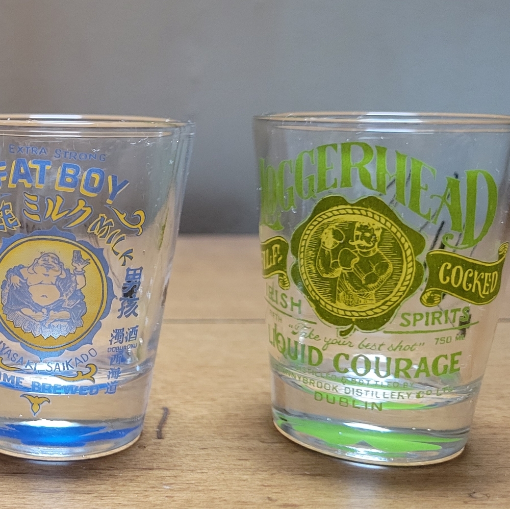 Lucky Brand Collectors Shot Glasses